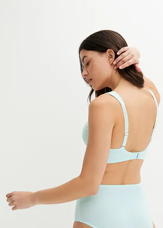 Soutien-gorge minimiseur à armatures, Couleur: bleu clair