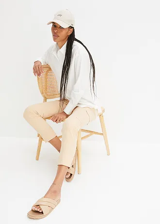 Chemise oversize 100% coton • blanc • Boutique bonprix