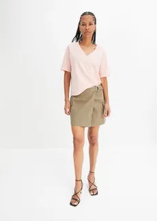 Oversized shirt van biologisch katoen, Kleur: zoet roze