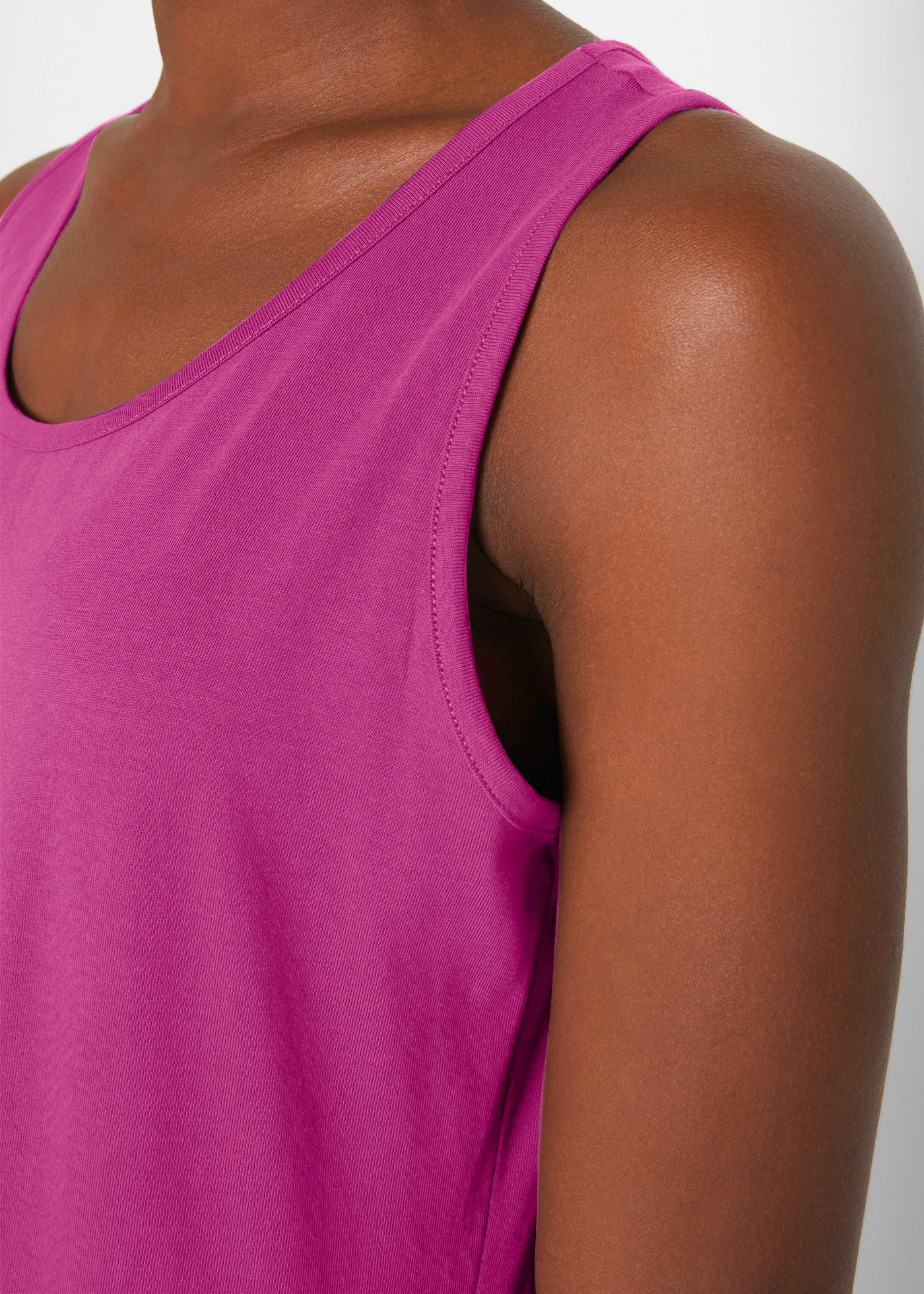 Maiou lung din bumbac 100% (set/5 buc.) • pink închis+violet-orhidee+bleu+galben deschis+bej-icecafé • magazin bonprix