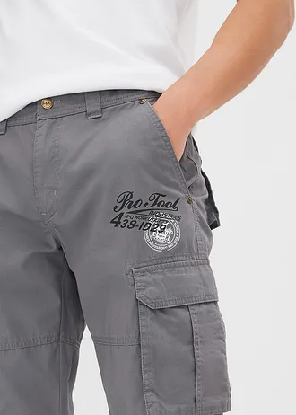 Bermuda long, regular • gris fumé • Boutique bonprix