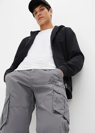 Bermuda long, regular • gris fumé • Boutique bonprix