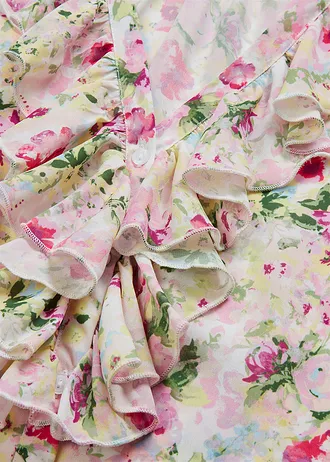 Halenkový top • fialovorůžová s květy • bonprix obchod