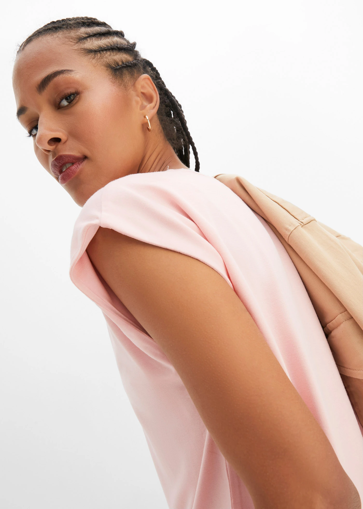 Tričko z měkké viskózy • sladká růžová • bonprix obchod