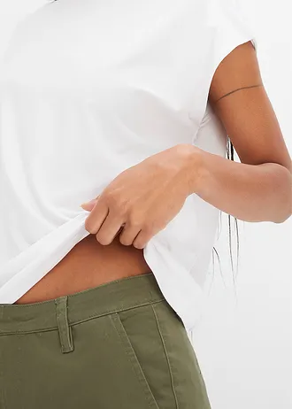 T-shirt en viscose douce • blanc • Boutique bonprix