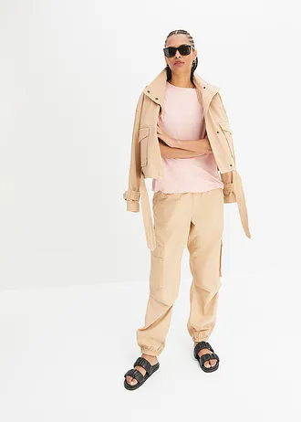 T-shirt en viscose douce, Couleur: rose bonbon