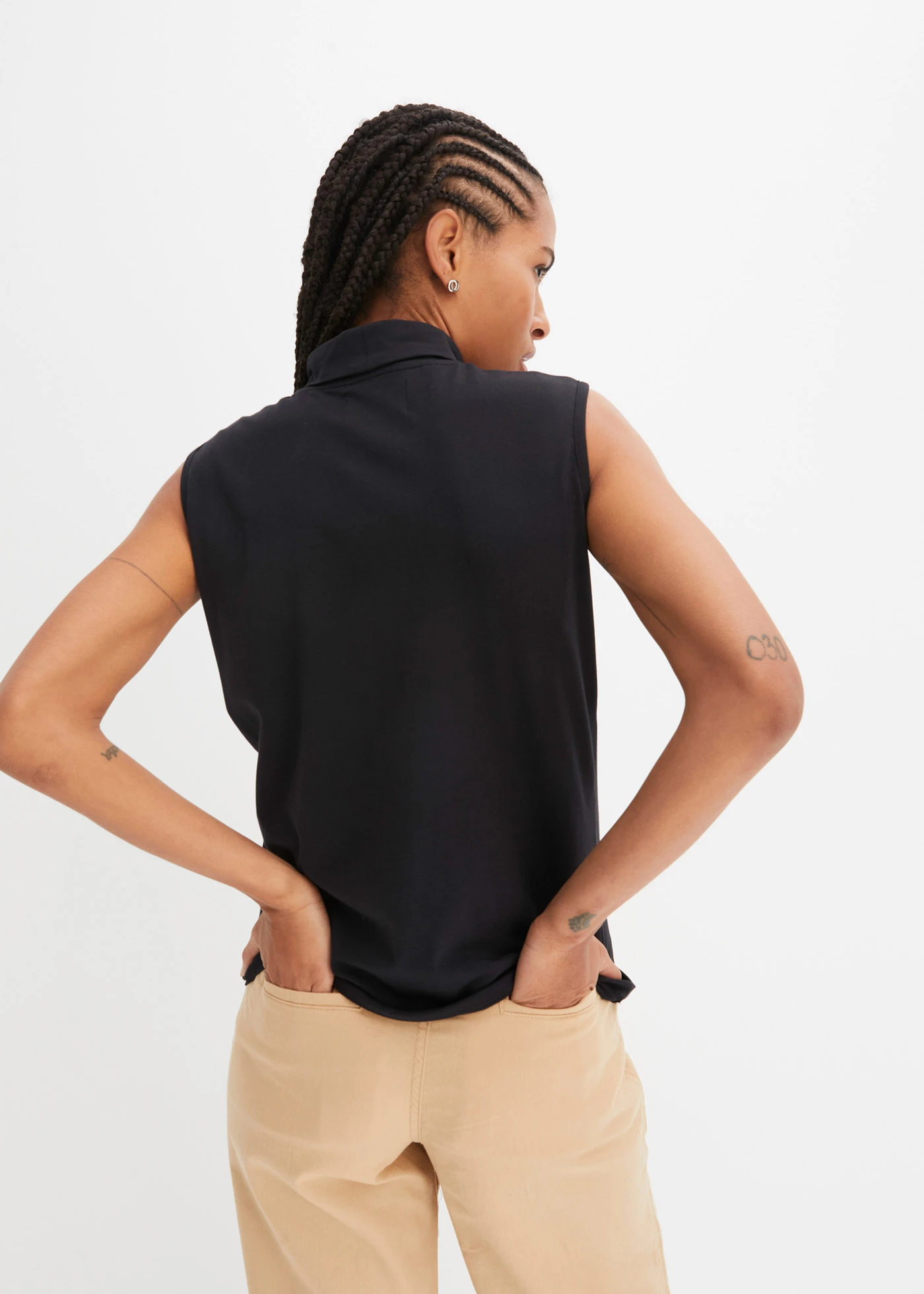 Maiou din bumbac bio • negru • magazin bonprix