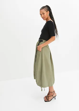 Carmen-shirt van een viscose mix, Kleur: zwart