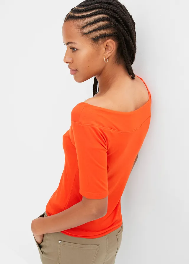 Carmen shirt van een viscose mix • bloedsinaasappel • product-page.page-title-suffix