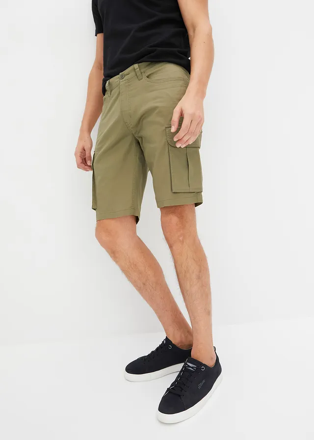Stretch cargo bermuda, regular fit