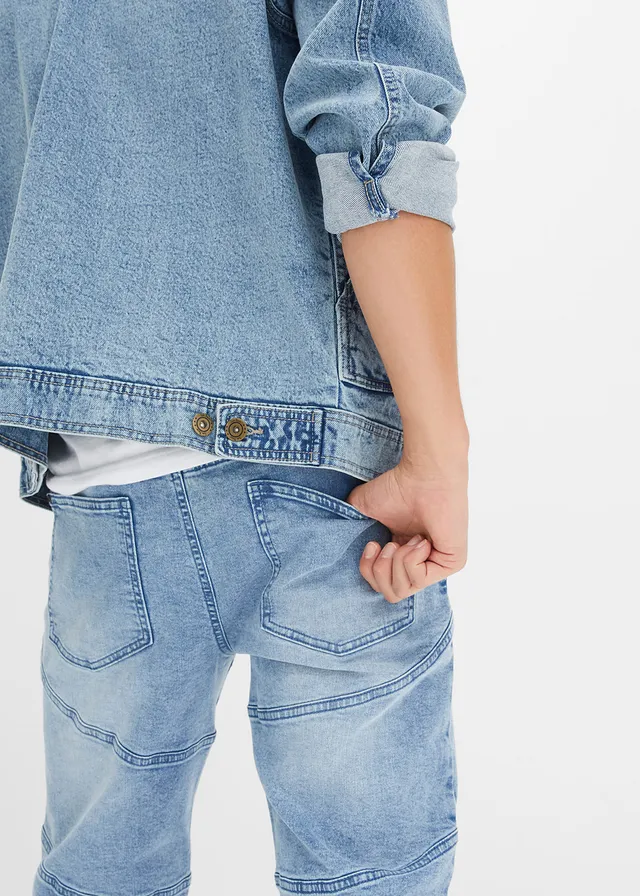 Regular fit 3/4 jeans, straight • lichtblauw denim-jeansblauw • product-page.page-title-suffix