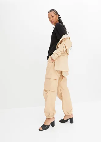 Fijn gebreid shirt van katoen • zwart • bonprix online shop