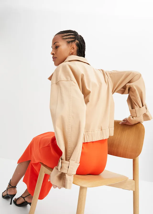 Veste légère en twill • latte macchiato • product-page.page-title-suffix