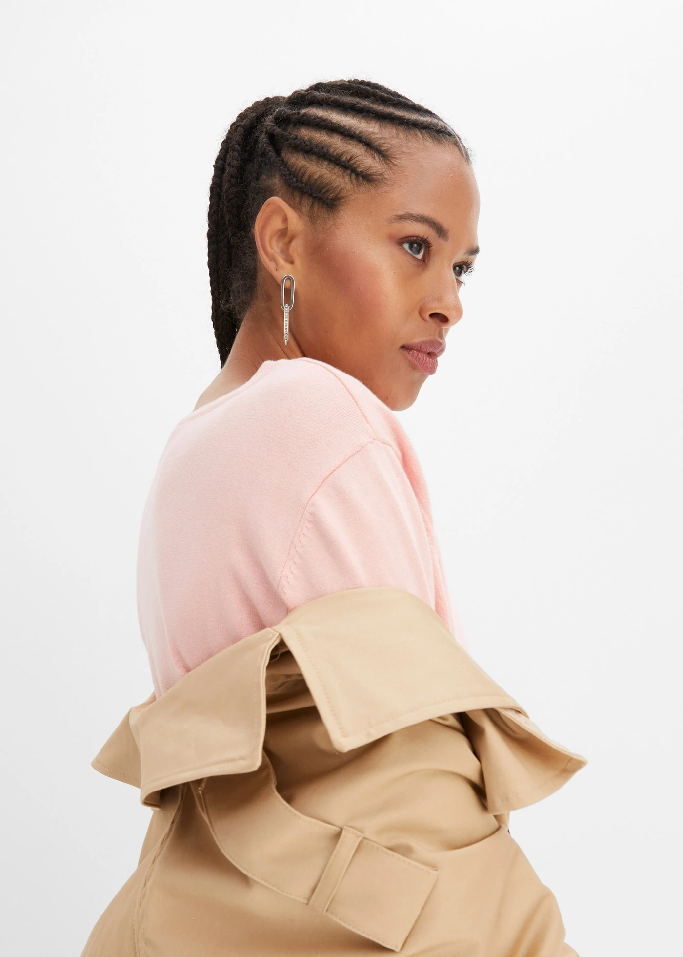 Fijn gebreid shirt van katoen • zoet roze • bonprix online shop