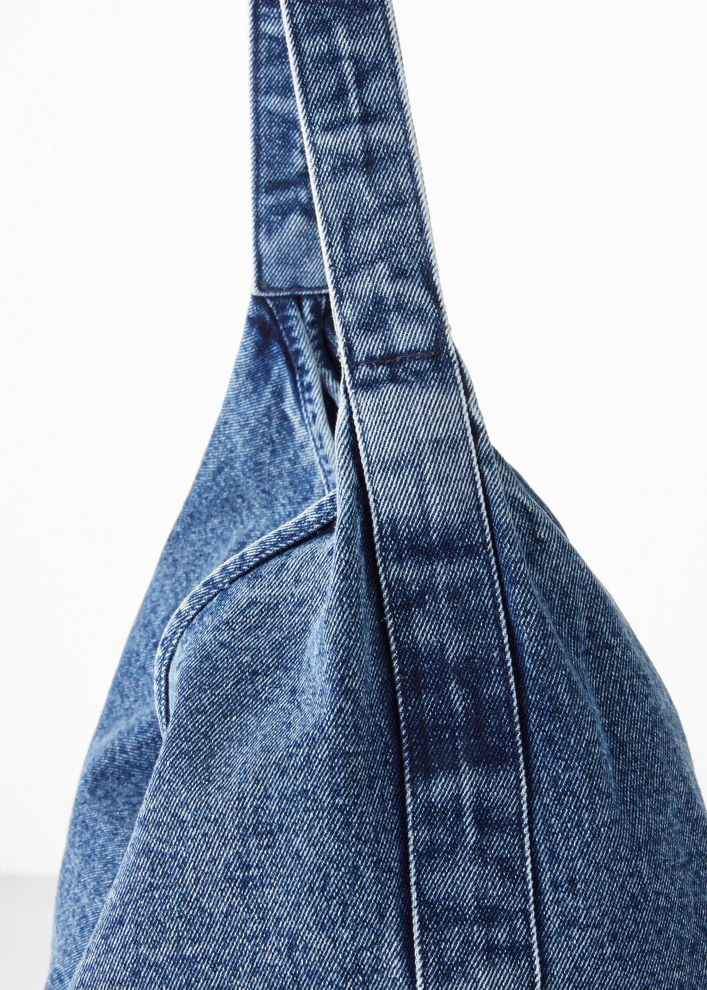 Torba shopper z denimu • jasnoniebieski denim • sklep bonprix