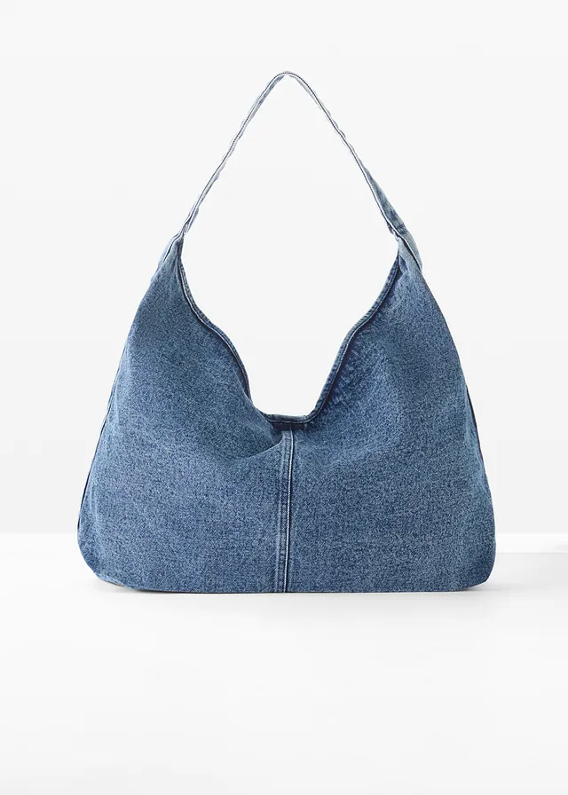 Cabas en denim, Couleur: bleu clair denim