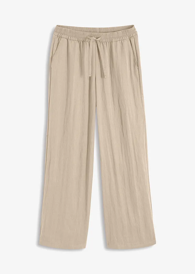 Pantaloni cu bată elastică