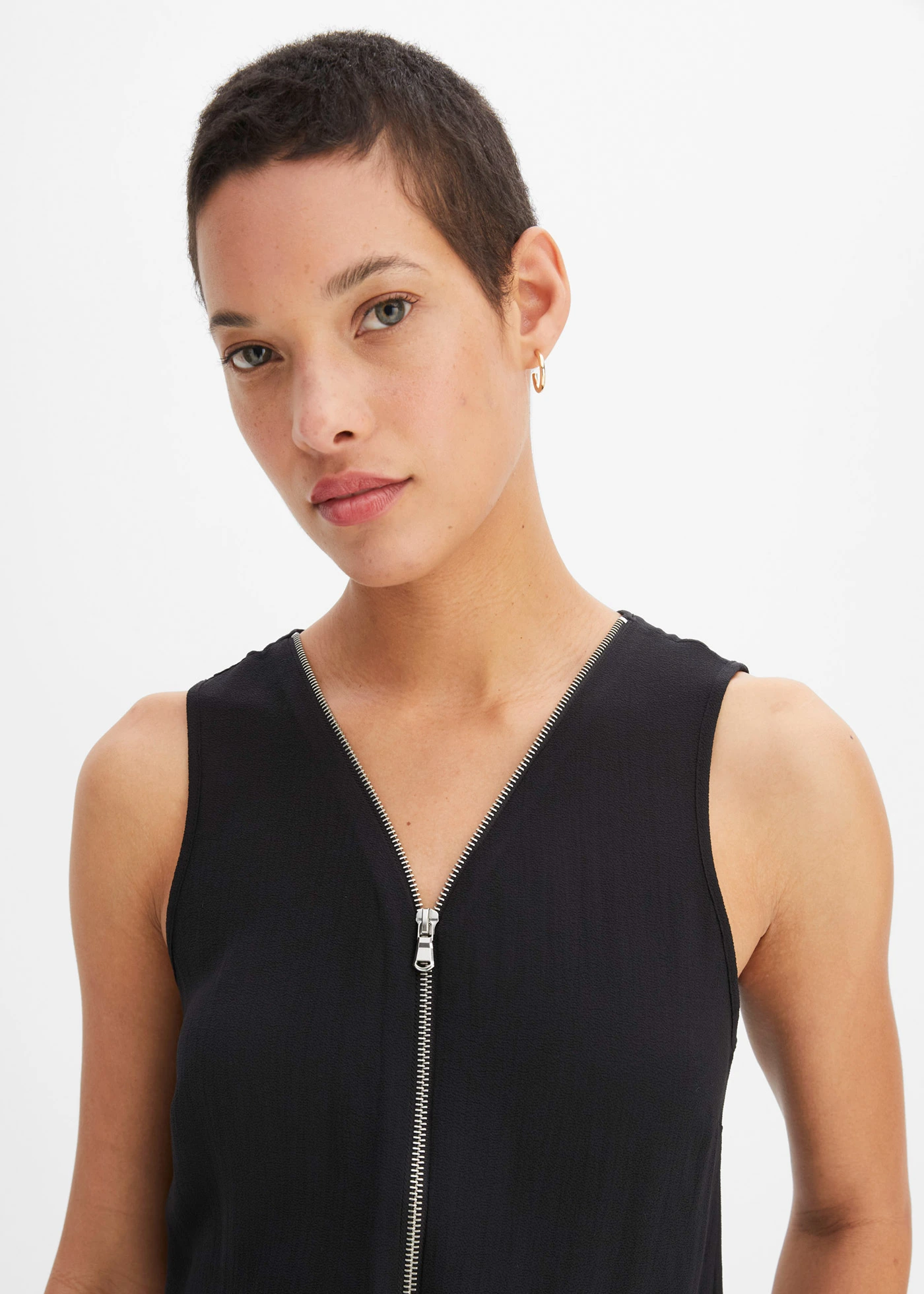 Mouwloze jumpsuit • zwart • bonprix online shop