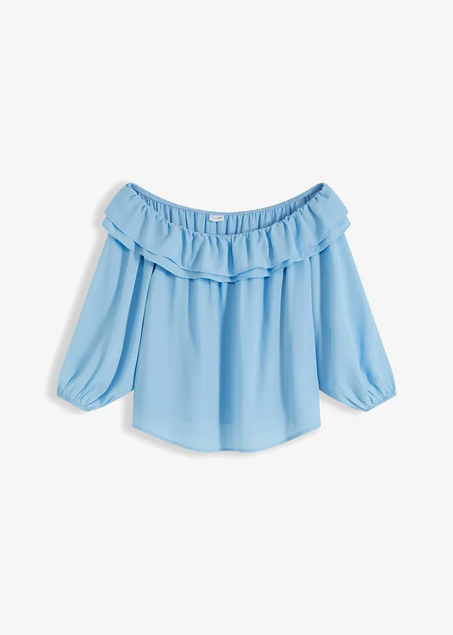 Carmen blúzka z recyklovaného polyesteru