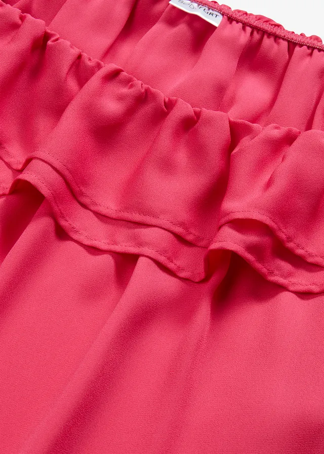 Carmen blouse van gerecycled polyester • donkerpink • product-page.page-title-suffix