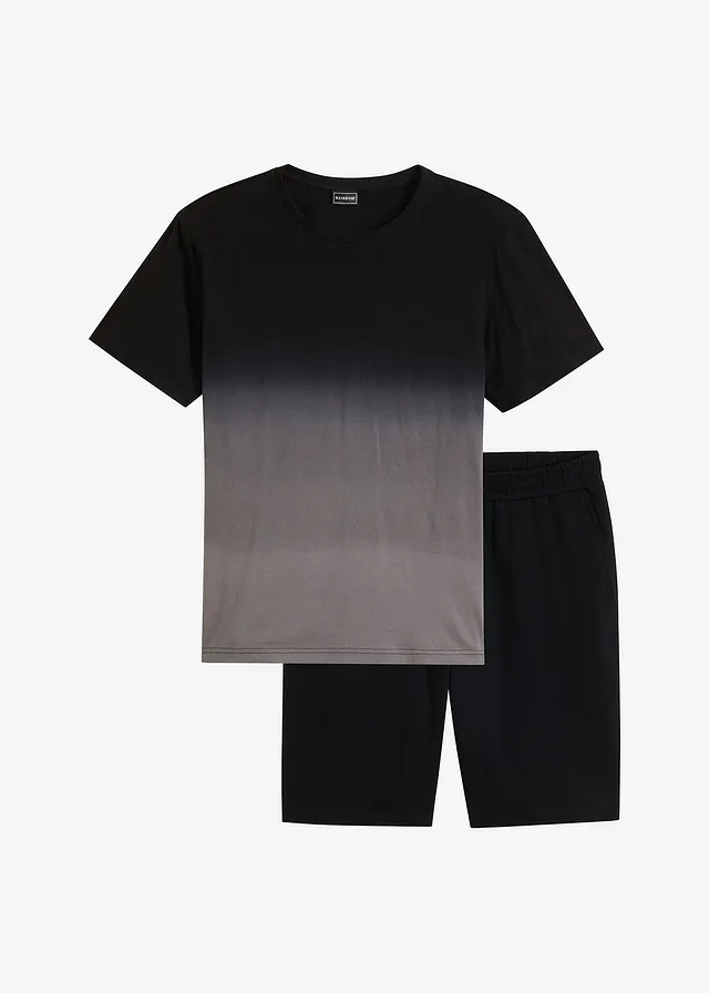 Tricou și bermude casual din bumbac 100% (set/2 piese)