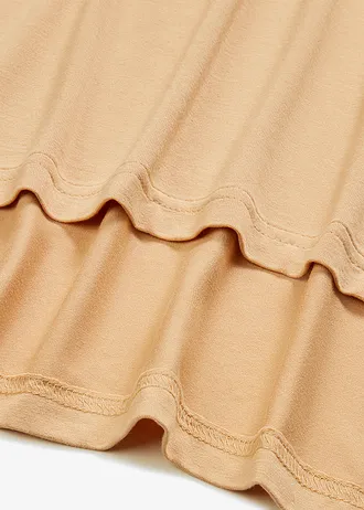 Boxy tričko z měkké viskózové směsi • bílá káva • bonprix obchod