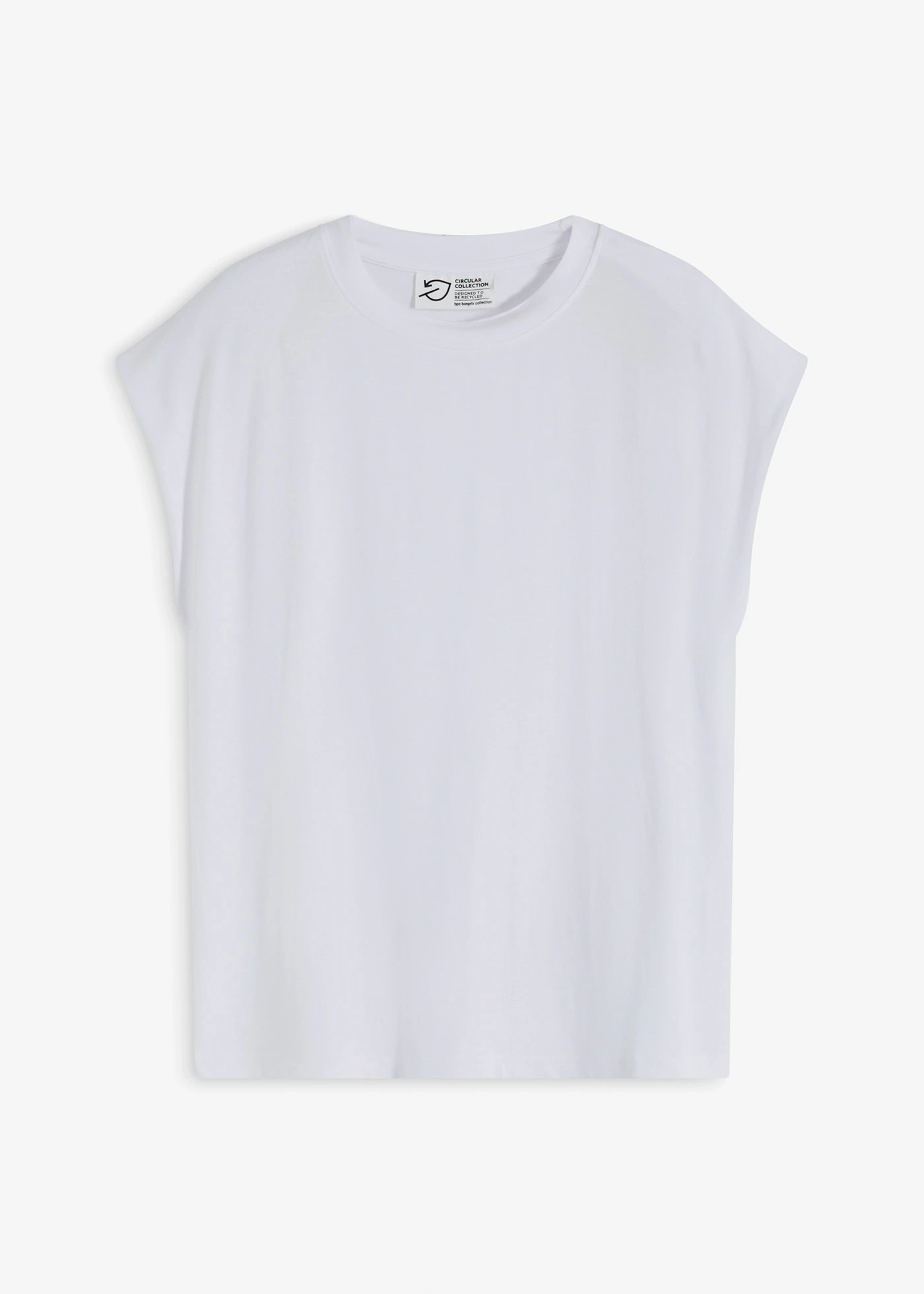 T-shirt van zachte viscose • wit • bonprix online shop