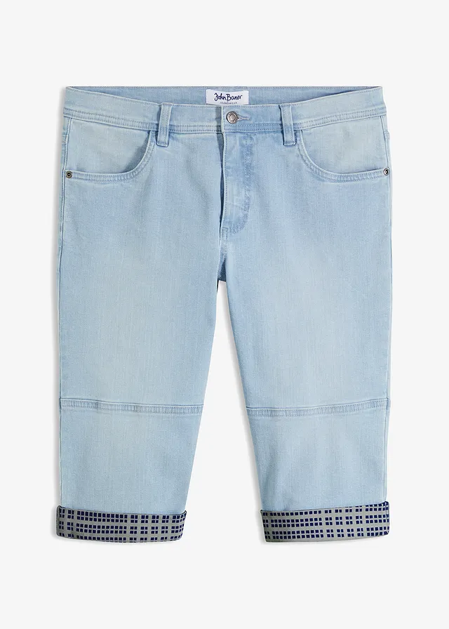 Bermude lungi de blugi, regular fit