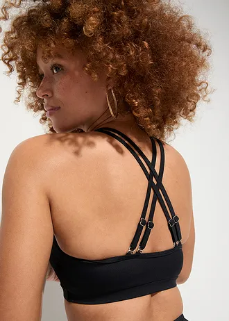 Bikini brassière (ens. 2 pces) • noir • Boutique bonprix