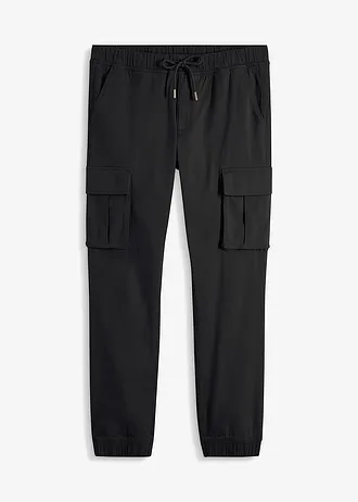 Pantalon jogger cargo droit, regular