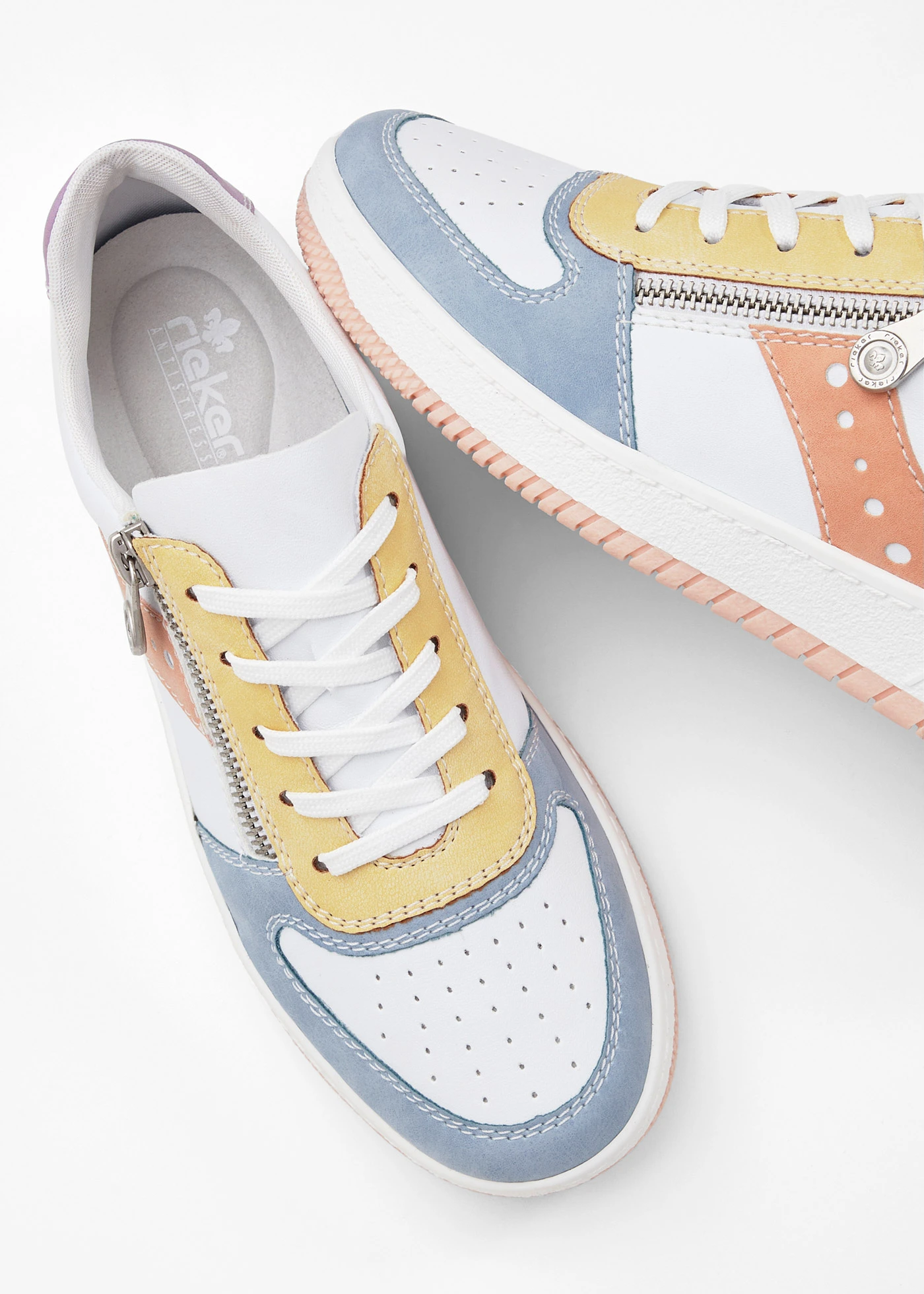 Rieker szabadidőcipő • fehér/színes • bonprix áruház