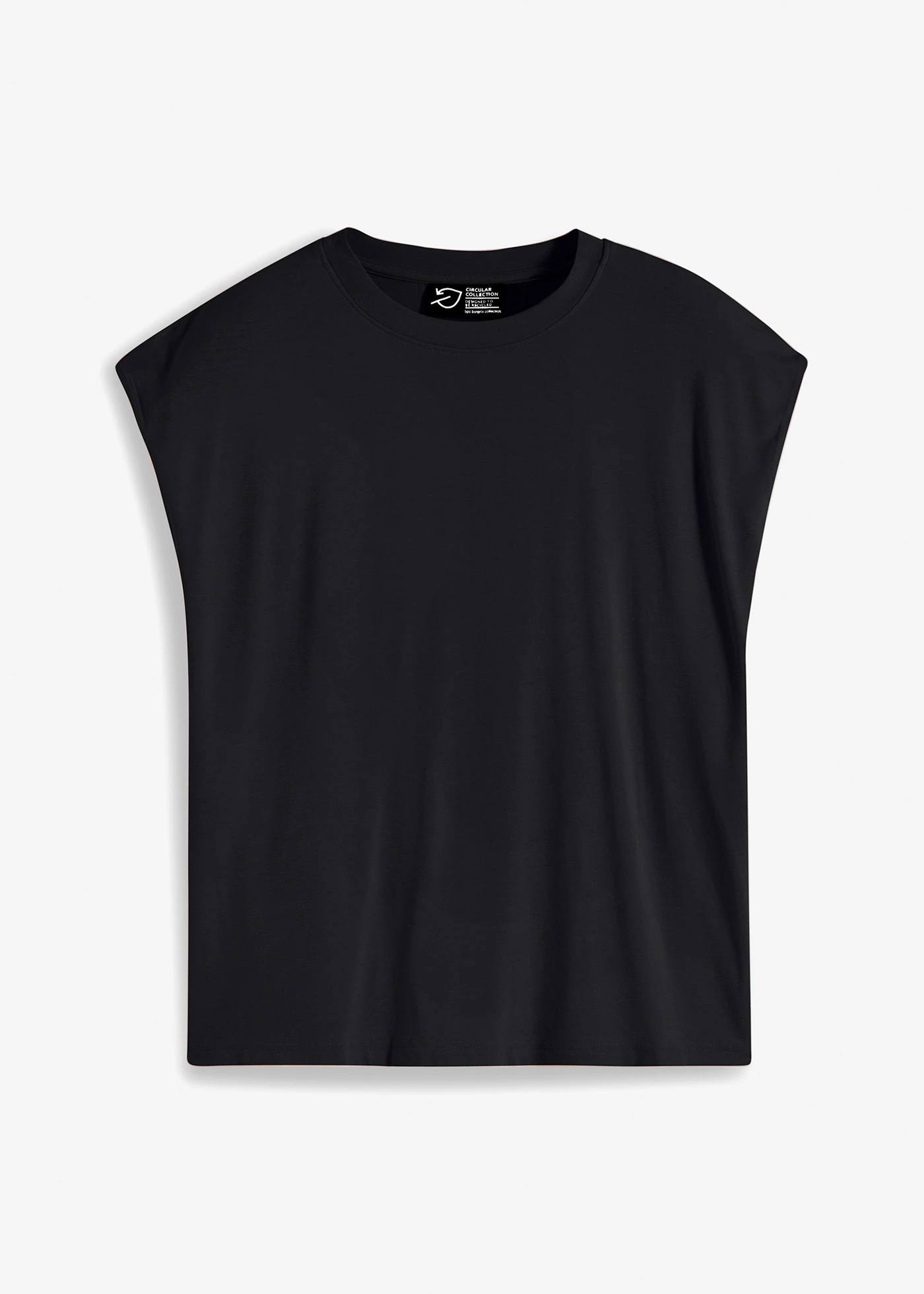 T-shirt van zachte viscose • zwart • bonprix online shop