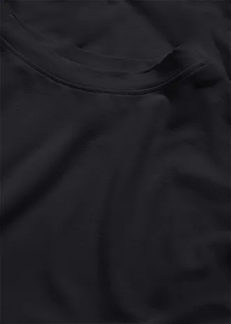 T-shirt van zachte viscose • zwart • bonprix online shop