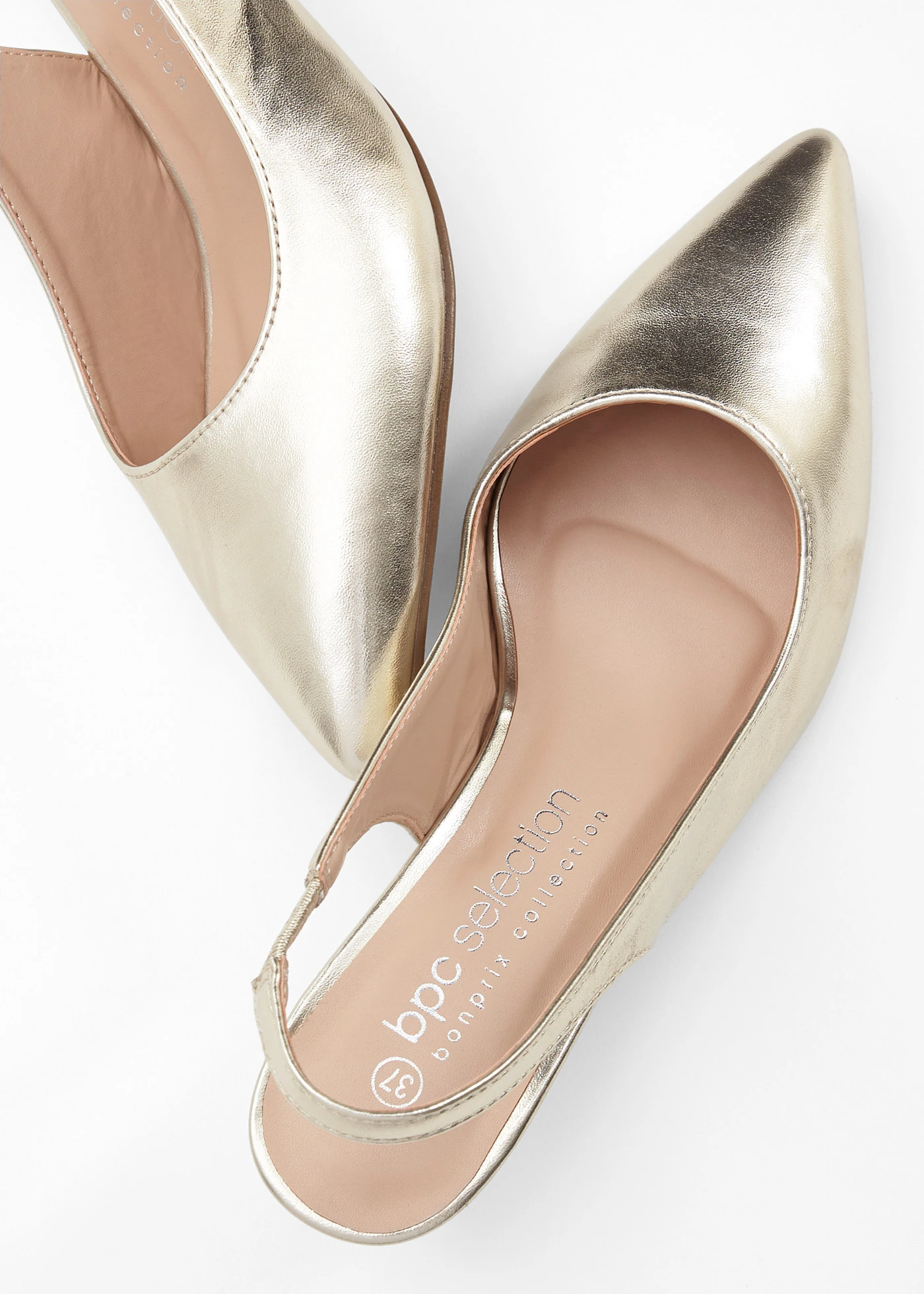Slingback pumps • champagnekleur • bonprix online shop