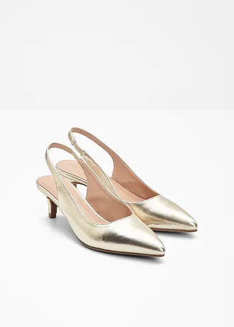 Slingback pumps • champagnekleur • bonprix online shop
