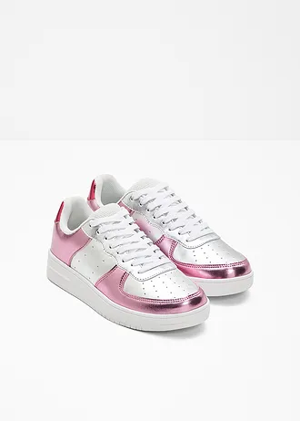 Plateau sneakers • roze-zilverkleur • bonprix online shop