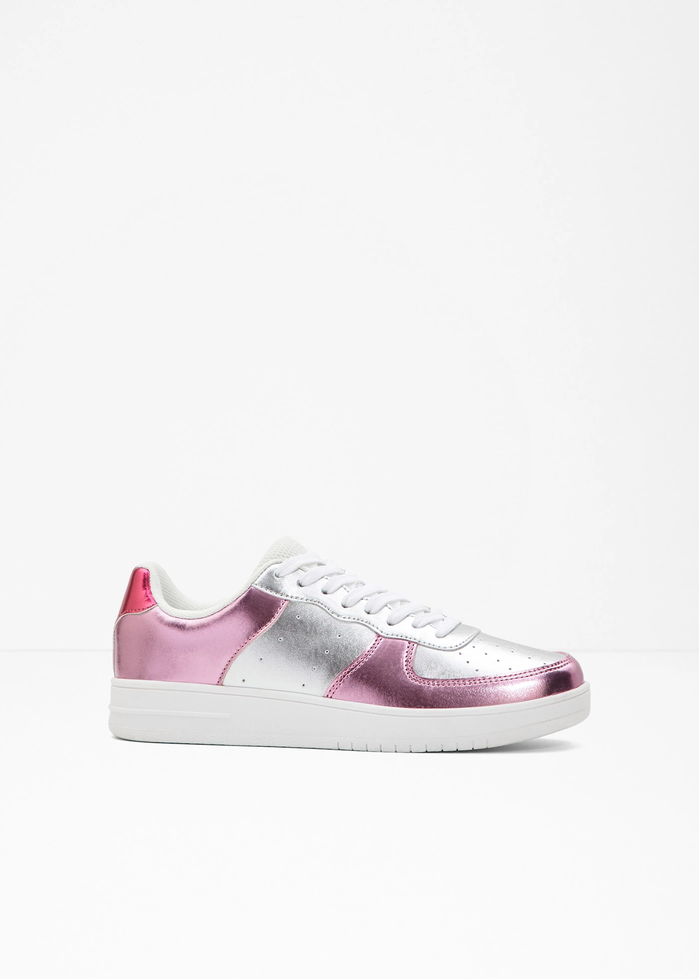 Plateau sneakers • roze-zilverkleur • bonprix online shop