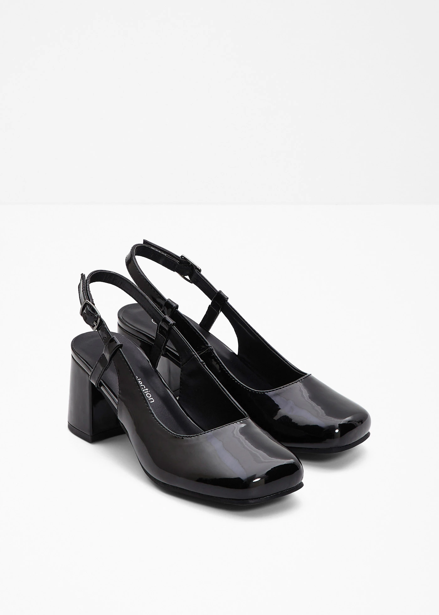 Slingback pumps • zwart • bonprix online shop