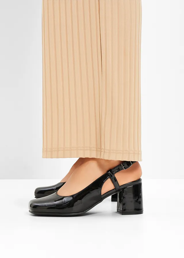 Slingback pumps • zwart • bonprix online shop