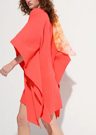 Plážová tunika ze vzdušného mušelínu • světle červená • bonprix obchod