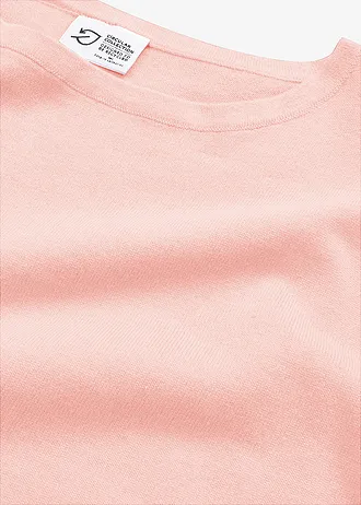 Fijn gebreid shirt van katoen • zoet roze • bonprix online shop