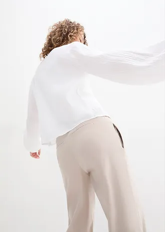 Bolero van mousseline • wit • bonprix online shop