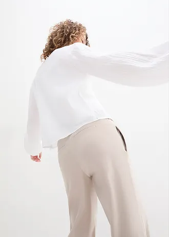 Bolero z mušelínu • bílá • bonprix obchod