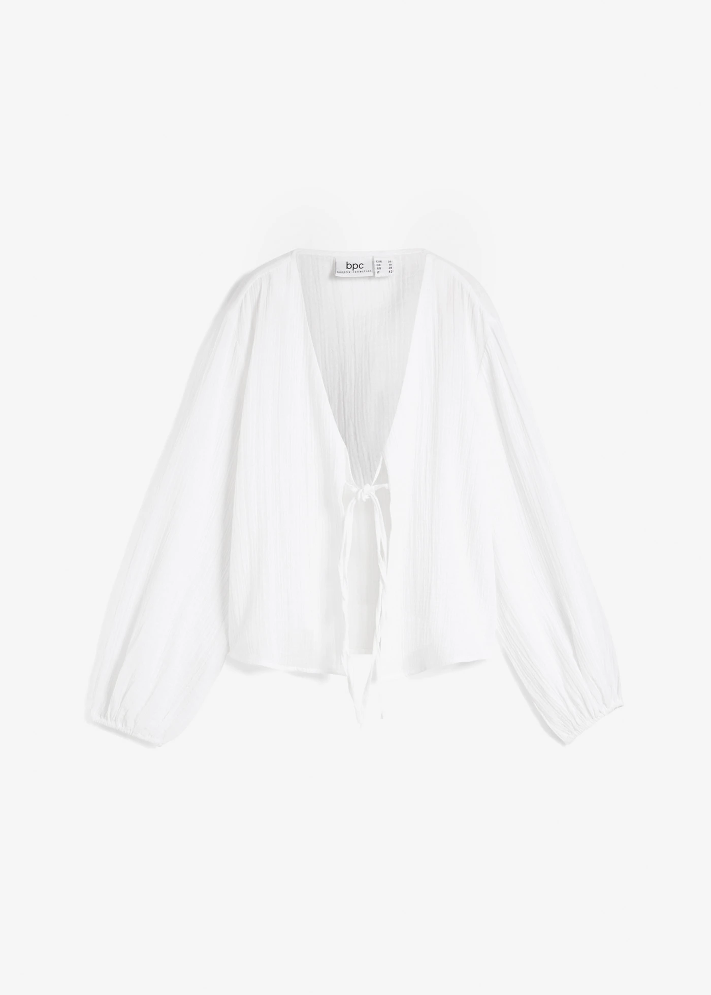 Bolero van mousseline • wit • bonprix online shop