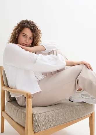 Bolero van mousseline • wit • bonprix online shop