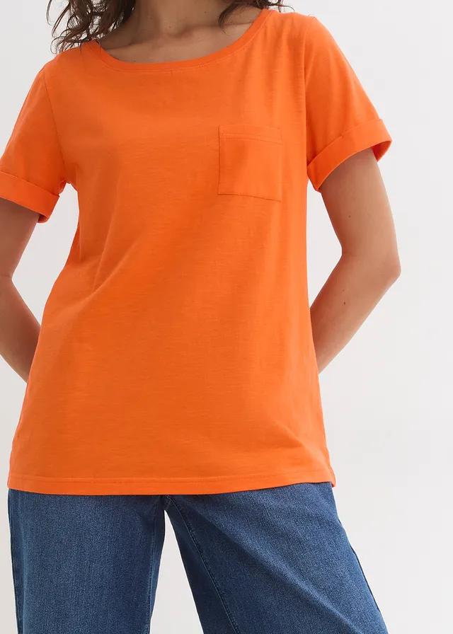 T-shirt 100% coton • orange chaud • product-page.page-title-suffix