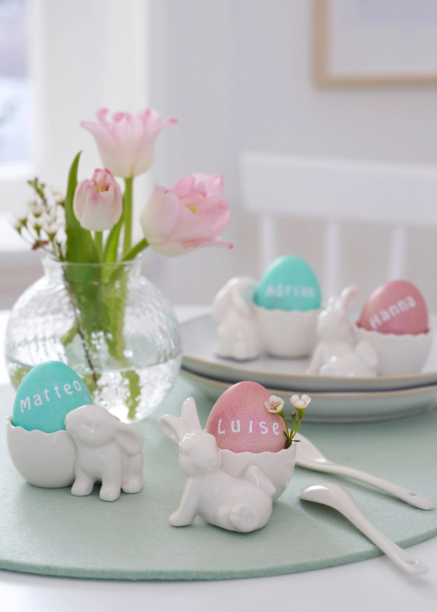 Lot de 4 coquetiers • blanc • Boutique bonprix