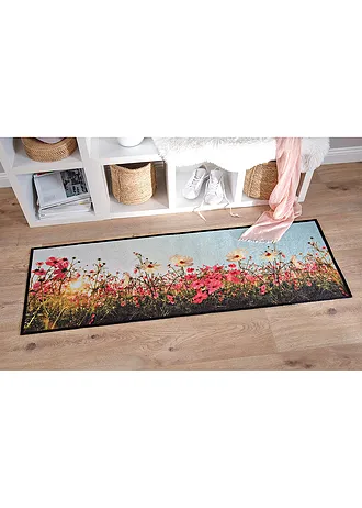Wasbare deurmat met bloemenweide • multicolour • bonprix online shop