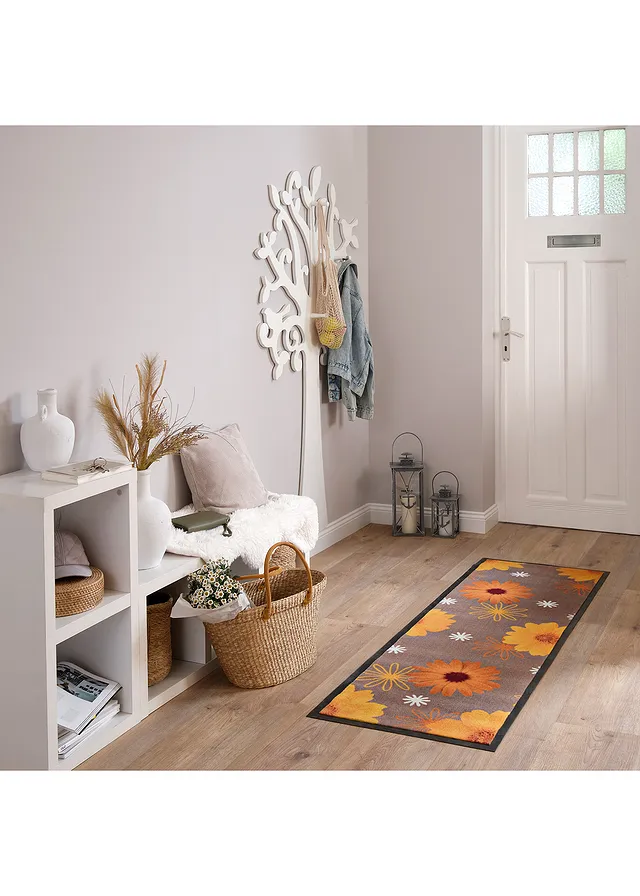 Paillasson motif floral • terre cuite • product-page.page-title-suffix
