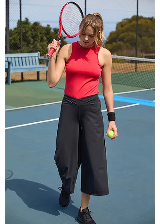 Pantalon de sport longueur mollet, séchage rapide • noir • Boutique bonprix